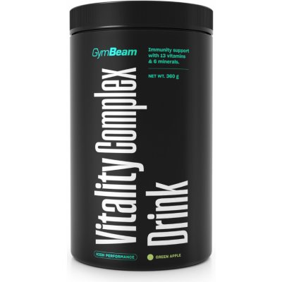 GymBeam Vitality Complex Drink 360 g zelené jablko – Hledejceny.cz