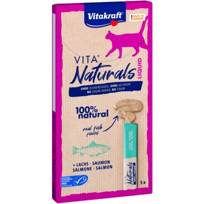 Vitakraft Vita Naturals Cat Liquid losos 5 x 15 g – Hledejceny.cz