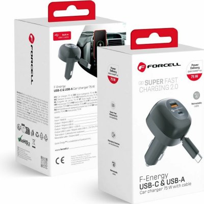 Autoadaptér USB FORCELL F-Energy Alu – Zboží Živě