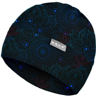 Dětská čepice fleecová Sport Temná mandala – Zboží Mobilmania