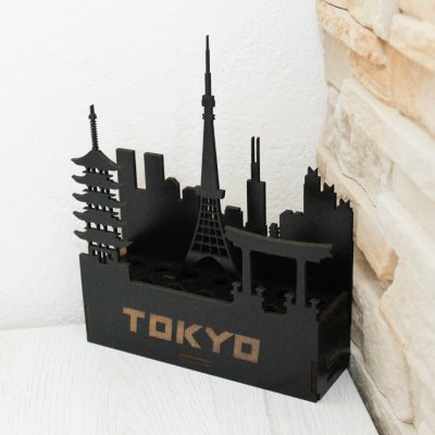Dřevěný stojan na tužky / pera - Tokyo – Zboží Mobilmania