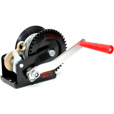 Ruční naviják 540kg ocelové lano 10m DRAGON WINCH DWK 12 – Sleviste.cz
