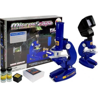 Lean Toys Dětský mikroskop modrý – Zboží Mobilmania