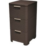 Curver Rattan Style 3 zásuvky 3 x 14 l hnědá 06604-210 – Zboží Mobilmania