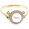 Prsteny Diante Zlatý prsten s perlou 59627875