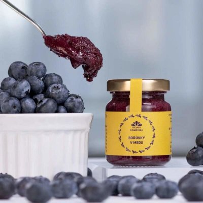 Včelařství Domovina Borůvky v medu 75 g – Zboží Dáma