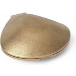 ferm LIVING Mosazný svícen na čajovou svíčku Clam, zlatá barva, kov – Zboží Dáma