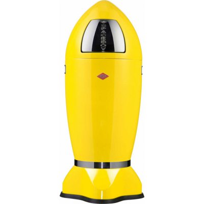 Wesco Space Boy 35 l žlutý odpadkový koš z nerezové oceli