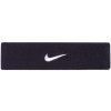 Čelenka Nike Swoosh headband obsidian/white