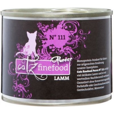 Petnature Catz Finefood Purr No.111 s jehněčím masem 200 g – Zbozi.Blesk.cz