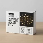 EMOS LED světelný řetěz svítící trsy nano 2,35 m vnitřní teplá bílá časovač – Hledejceny.cz