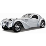Atlantic Bburago Bugatti stříbrná 1:24 – Sleviste.cz