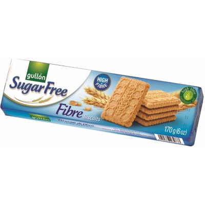 Gullón Fibre sušenky s vlákninou bez cukru 170 g – Zboží Dáma