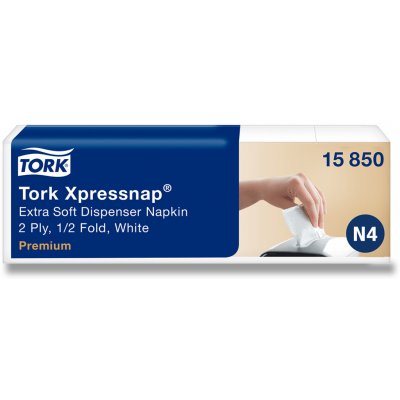 Tork Xpressnap N4 extra jemné bílé ubrousky 2vrstvé 5 x 200 ks – Hledejceny.cz