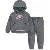 Kojenecká souprava Nike club fleece set 16I319-GEH Šedá