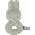 LITTLE DUTCH Chrastítko králíček Miffy Green Flower – Sleviste.cz