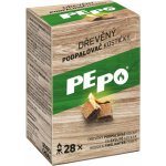 PE-PO dřevěný podpalovač kostičky 28 ks – Sleviste.cz