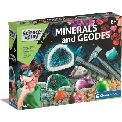 CLEMENTONI Science&Play Laboratoř minerálů a geod – Zboží Dáma