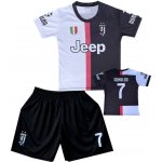 Numberoplus dětský fotbalový dres Komplet Juventus Ronaldo 7 Bíločerný – Zboží Dáma