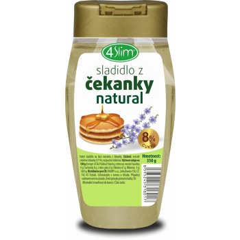 4Slim 100% Čekankový sirup natural čirý 350 g