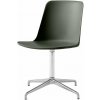 Jídelní židle &Tradition Rely HW11 polished aluminium / bronze green