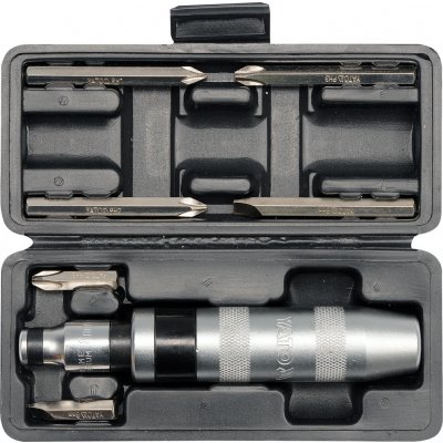 Šroubovák úderový 1/2" s bity 7ks YT-2802 YATO – Zboží Dáma