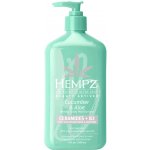 Hempz hydratační tělový krém Cucumber & Aloe s ceramidy + B3 500 ml – Hledejceny.cz