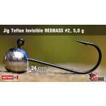 NASTRAHY.cz Jigová hlavička Teflon Invisible REDBASS #2, 26 mm 0 g 5 ks – Zbozi.Blesk.cz