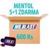 Mr.Blast práskací kuličky mentol 6 x 100 ks