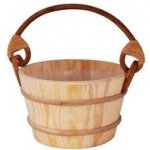 Sawo 341xdřevěné vědro s uchem a plastovou vložkou 4l borovice – Zboží Mobilmania