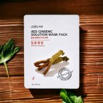 LEBELAGE - RED GINSENG SOLUTION MASK PACK - Intenzivně vyživující plátýnková maska s ženšenem 25 g – Zboží Mobilmania