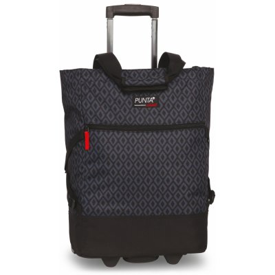 Punta wheel Print Shopping Roller, dunkelgrau/schwarz Punta – Zboží Mobilmania
