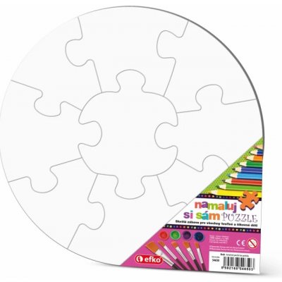 Efko Namaľuj si sám Puzzle kruh – Zbozi.Blesk.cz