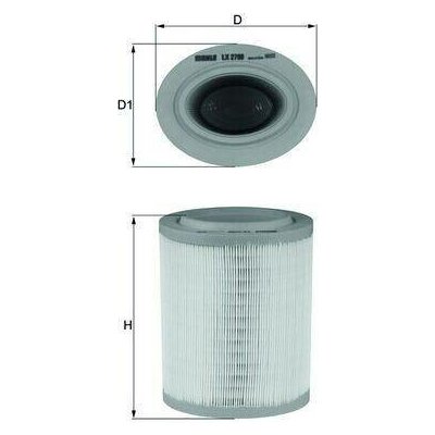 Vzduchový filtr KNECHT LX 2790 – Hledejceny.cz