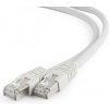 síťový kabel Gembird PP6A-LSZHCU-20M patch, S/FTP Cat. 6A LSZH, 20m, šedý