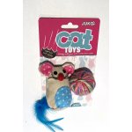 Hr.LKPET Mys se santou 9x17cm a balonek 5cm pro kocky – Sleviste.cz