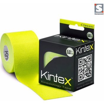 Kintex kineziologický tejp Classic žlutá 5cm x 5m