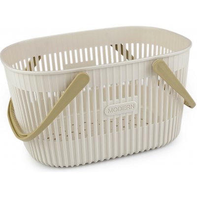 Prima-obchod Plastový košík 20x27 cm, barva 1 béžová světlá – Sleviste.cz
