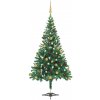 Vánoční stromek zahrada-XL Umělý vánoční stromek s LED a sadou koulí 210 cm 910 větviček