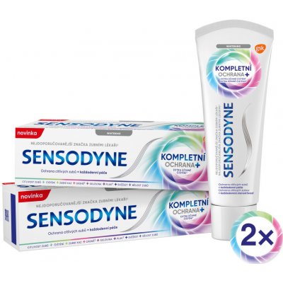 Sensodyne Kompletní ochrana Whitening 75 ml 2 ks – Hledejceny.cz