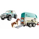 Playmobil 70511 Auto s přívěsem pro poníky – Zbozi.Blesk.cz