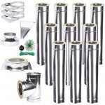 Solid izolovaný komín Plus 1,0 130mm 10m – Zboží Dáma