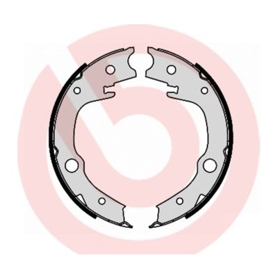 S 83 551 BREMBO Sada brzdových čelistí, parkovací brzda | Zboží Auto