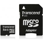 Transcend microSDHC 8 GB Class 10 TS8GUSDHC10 – Zbozi.Blesk.cz
