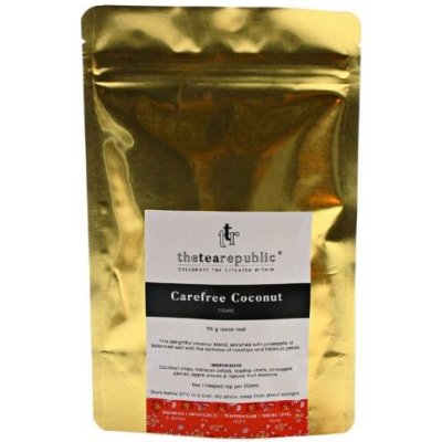 The Tea Republic Sypaný čaj Carefree Coconut ve vaku 50 g