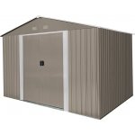 Riwall PRO RMSA 8x10 3 x 2,4 m se sedlovou střechou hnědý – Zboží Dáma
