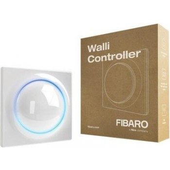 Fibaro Walli ovladač s teplotním čidlem, Z-Wave Plus, lesklá bílá FGWCEU-201-1