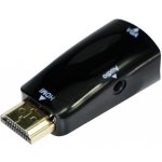 Kabel red. HDMI na VGA + Audio, M/F, černá - A-HDMI-VGA-02 – Zboží Živě