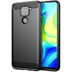 Pouzdro Forcell CARBON Xiaomi Redmi Note 9 černé – Zboží Živě