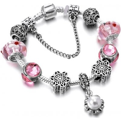 Silver Star náramek pink perla-1